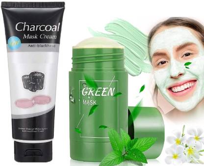 Yuency BEST HYDRATING FACE COOLING CHARCOALAND GREEN STICK MASK