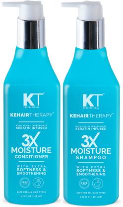 KEHAIRTHERAPY Sulfate-free 3X Moisture Shampoo & Conditioner 250 ml - For All Hair Types (Pack Of 2)