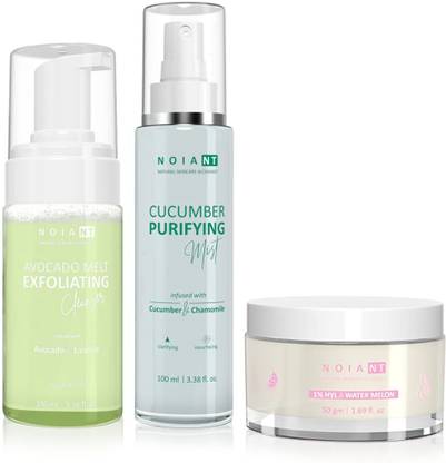 NOIANT The Daily C.T.M Trio | Cleanser | Toner | Moisturizer | Skincare Daily Routine | Combo of Cleanser, Mist and moisturizer