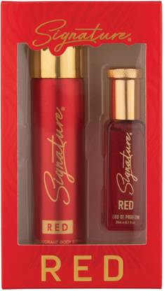 Signature Red Perfume 20ML & Red Deodorant 70ML |Fragrance Enchanting | Festival Gift Pack