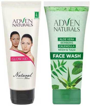 ADVEN Combo of Glow And Fairness Solution & Facewash with ABC + neem and Tulsi