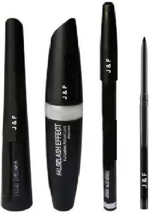 orecle 3 in 1 (Mascara , Eyeliner & Eyebrow Pencil ) With Smudge Proof Kajal