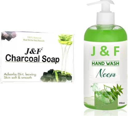 J & F Charcoal Soap, Neem Hand Wash