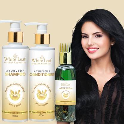 White Leaf Advanced Anti-Dandruff Shampoo With Oil & Conditioner| Reduces Flaking For Men