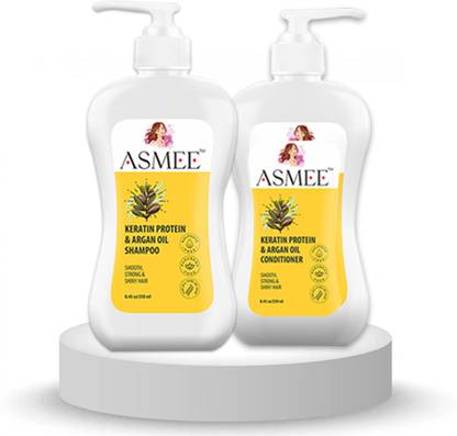 Asmee Amazing Hair Keratin Daily Care Shampoo (250 ML) + Conditioner (250ML) Combo pack (2 Items in the set)