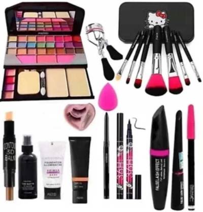 Maived 7Pc Makeup Brush set with Makeup