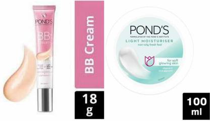POND's INSTANT SPOT COVERAGE BB 18G + LIGHT MOISTURISER 100G