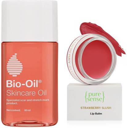 Bio-Oil Moisturize Duo Original Body Oil Strawberry Slush Lip Balm  (2 Items in the set)