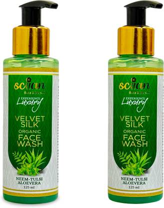 sciian Neem,Tulsi,Aloevera face wash & Neem Facepack+Remove Acne & Pimples+Lighter Pigmentation+glowing skin+Tighten The Skin Pores