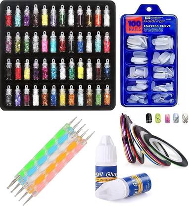 COLOR NEXT 3D Nail Art Kit (multicolor) nail art combo