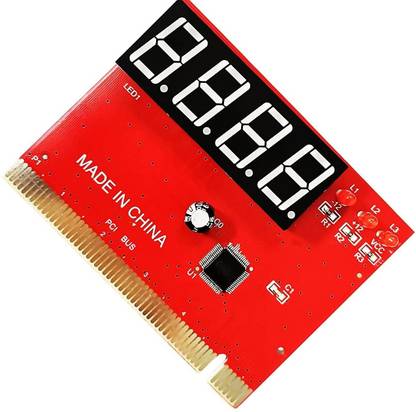 TECHON New PCI 4-Digit PC Motherboard Diagnostic Card with User Manual Combo Motherboard