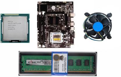 Thunderz Processor i5 3470 3.20Ghz + 8gb ddr3 RAM+ fan Combo Motherboard