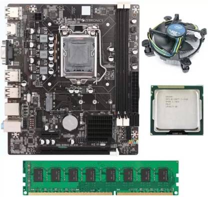 Avijit CONSISTENT H61 motherboard combo kit with i5 3rd processor+16gb ddr3 ram+wifi Combo Motherboard