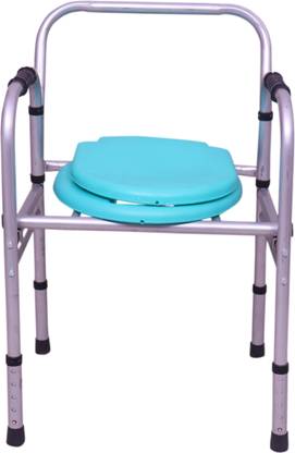 RELIES STORE Western Toilet Seat Anti Skid Commode Walker 2 in One (Commode Chair and Walker) Commode Chair