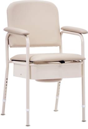 KosmoCare Premium Elegant Bedside Commode chair with inbuilt discrete Commode Chair