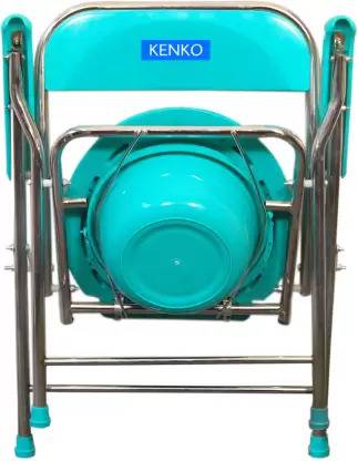 KENKO mobility Stainless Steel Commode Chair Commode Chair