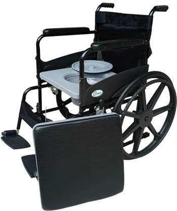 markon 2 in 1 commode wheelchair Standard Foldable commode chair with wheels Commode Chair
