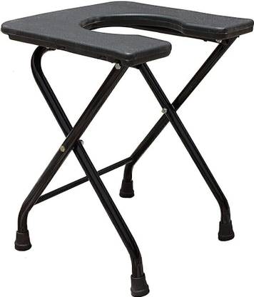SEPBORN Disabled Man And Pregnant Woman Iron Shower And Bathing Room Mobile Commode Chair With Toilet Seat Comfortable Safe Toilet Stool Anti-Skid Without A Bucket Commode Chair