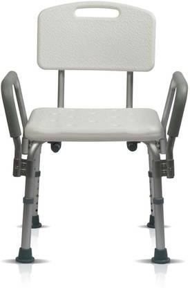 VMS VMS Multi-purpose Adjustable Chair- Heavy Duty Chair for Sitting, Office, Kitchen, Bathroom, kids Shower Chair