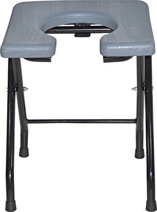 genocyte Commode Over Toilet, Bedside Commode Chair, Shower Seat with Removable Bucket Commode Chair