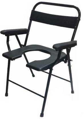 KDS SURGICAL Folding Bedside Commode - Porta Potty for Adults - Portable Toilet for Camping Shower Chair