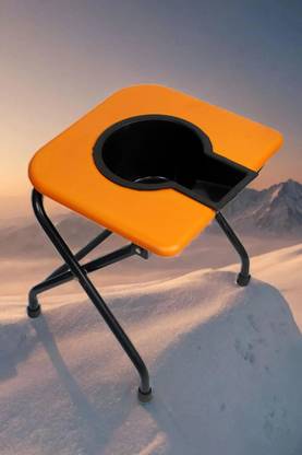 RADIANT TRADERS Imported Folding Commode Stool For Disable Person (Light Weight & Heavy Duty) Commode Chair