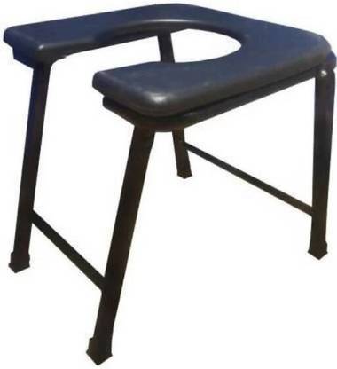 DARLIE Foldable with anti skid rubber legs Commode Shower Chair