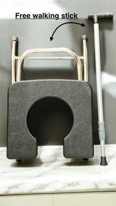 GROWDEALS unisex/ADULT Comfortable Safe057836 Commode Shower Chair