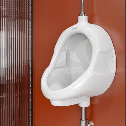 LAPO Urinal Pot For Men, Wall Mount Toilet - (11 X 14 X 18 INCH) Urinal-White-Pool Standard Commode Urinal
