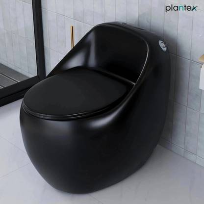 Plantex Commode for Toilet/Rimless Western Commode/One Piece Toilet with Soft Closing Toilet Seat - S Trap (APS-3004) Western Commode