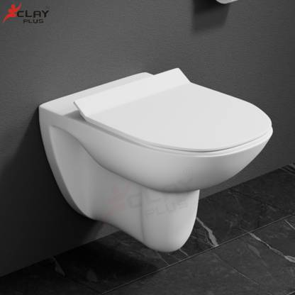 clayplus Preimum Grade Ceramic's Wallmounted Western Commode Western Commode