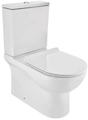 Jaquar OPAL Range One Piece Rimless Floor Mounted Western Comodes P01-JAQ-OPS-WHT-15753NS250UFSMZ Western Commode
