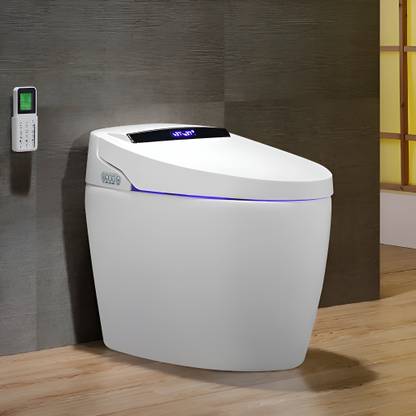 Plantex Smart Toilet/Commode with Digital Display/Automatic Western Toilet-S Trap (APS-1071) Western Commode