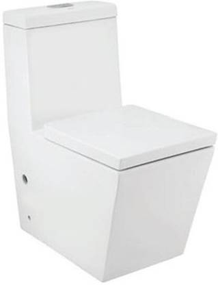 Jaquar KUBIX Range One Piece Rim Single Piece Western Commode P01-JAQ-KUS-WHT-35851S300UF Western Commode