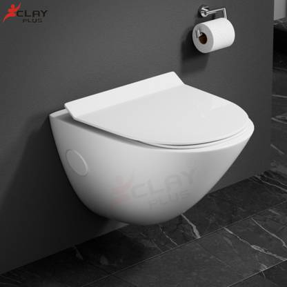clayplus Platinum Ceramic Western Toilet/Water Closet/Commode With Soft Close Toilet Seat Platinum Ceramic Western Toilet/Water Closet/Commode With Soft Close Toilet Seat Western Commode