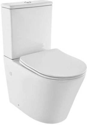 Jaquar VIGNETTE Range One Piece Rimless Floor Mounted Western Comodes P01-JAQ-VGP-WHT-81753P180UFSMZ Western Commode