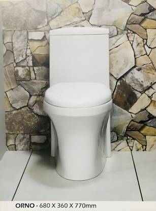 Varmora ORNO Single Piece V-10004 Western Commode