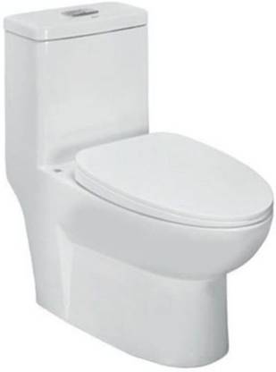 Jaquar SOLO Range One Piece Rim Single Piece Western Commode P03-JAQ-SLS-Wht-6851S300Pp Western Commode