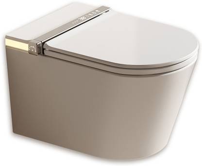 Zerotouch ZT Hygiene Rimless Wall Mount|Tankless Fully Automatic Smart Toilet| Tornado Flush | Self-Cleansing | Auto Open/Close and Flush | Western Western Commode