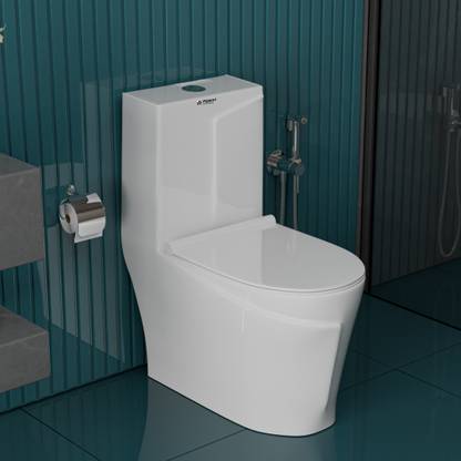 Flipkart SmartBuy Commode for Toilet/One Piece Western Toilet/Commode (9 inch) S-Trap nel9009 Western Commode