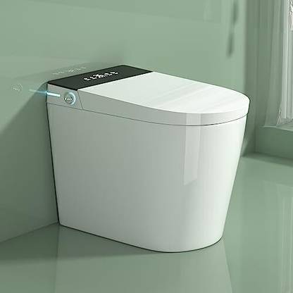 Plantex Western Commode/Commode For Toilet S-Trap Smart Commode with Bidet Seat with Digital Display & Remote Control - (1073) Western Commode