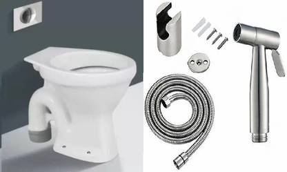 fastgear with Grohe Type Health Faucet Floor mount Western Toilet/Commode/Water Closet Western Commode