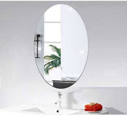 TRENDEX Flexible Self-Adhesive Decorative Mirror Wall Panel, Bendable Design,