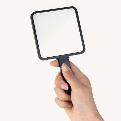 MARS Makeup Mirror with Handle | HD Clear Reflection | Lightweight & Portable Design