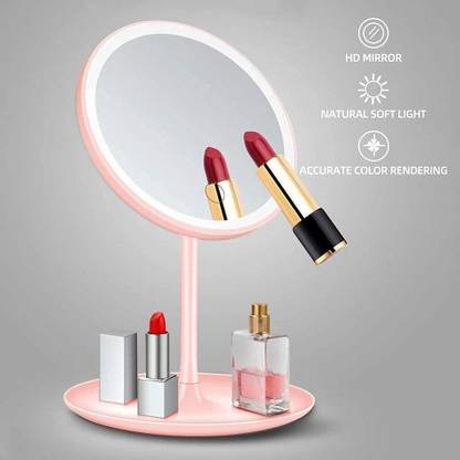 Tnglov Foldable Touch Screen Led Makeup Storage Tray Mirror with quality