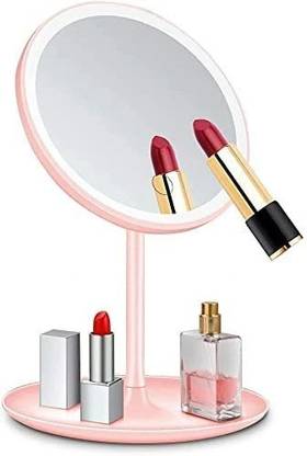 Tnglov Foldable Touch Screen Led Makeup Mirror with quality Storage Tray