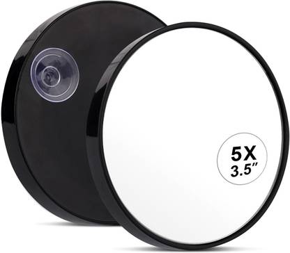 Stelliferous 5X Magnifying Mirror | Hand Pocket Mirror | Travel makeup (Mini Vanity Mirror)