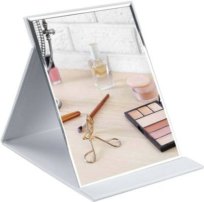 TOMATUS Portable Folding Makeup Mirror with PU Leather for Desk, Vanity