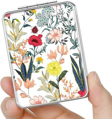 RANORE 1pc Square Compact Mirror, Pocket Mirror, Small Mirror for Purse