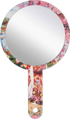 Victor Mirrors UV Print Makeup Mirror for Women,Handheld Mirror,Traditional Mirror - 6x9.5 Inch